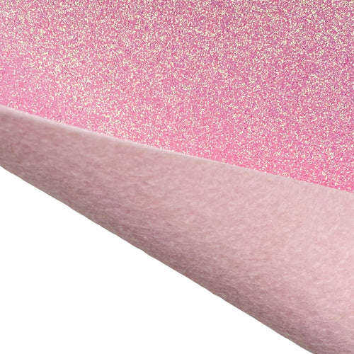 Bubble Gum Pink Glitter Felt - American Felt & Craft