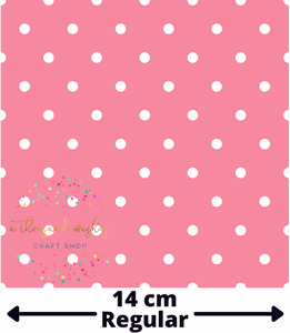 [CATE & RAINN] PINK POLKA DOT - Avaleigh Bright Floral Collection