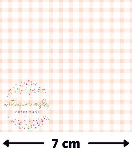 [CATE & RAINN] BLUSH PINK GINGHAM SMALL - Mini Scale