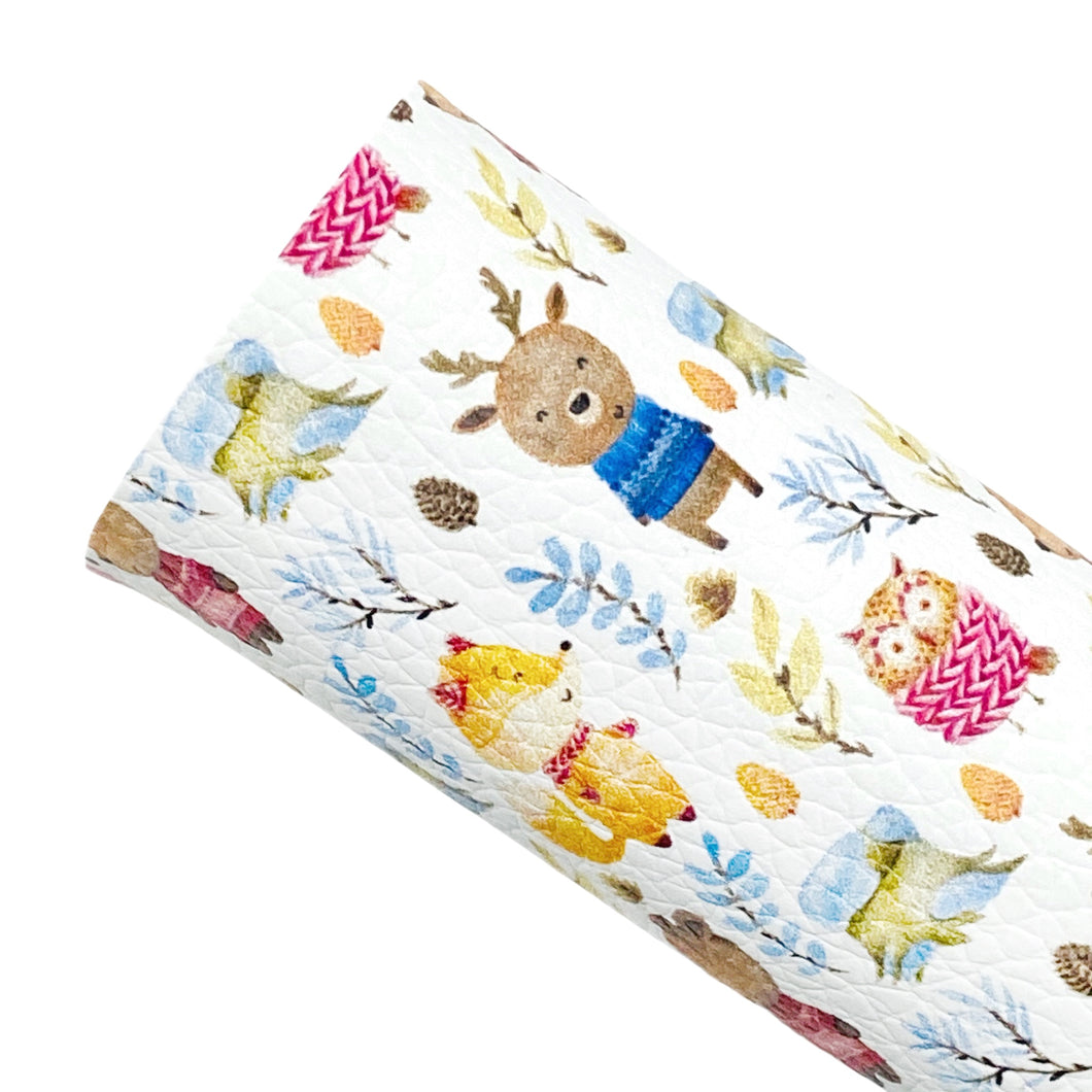 WINTER BUDDIES - Custom Printed Leather