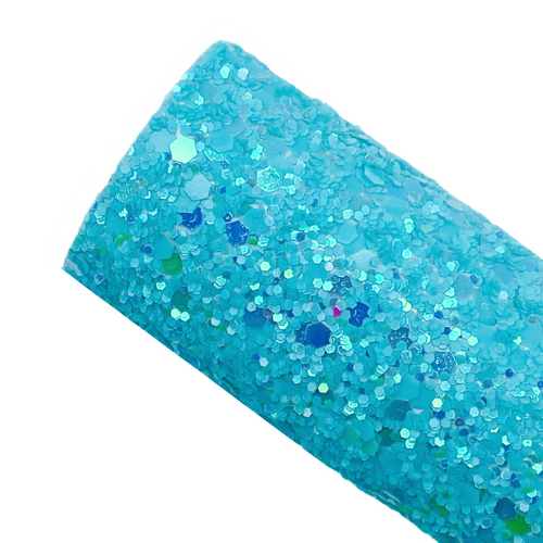 AQUA IRIDESCENT SPARKLE - Chunky Glitter