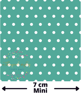 [CATE & RAINN] ST. PATTY SEAFOAM GREEN POLKA DOT - St. Patrick's Day Collection