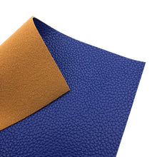 ROYAL BLUE - Litchi Leather