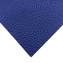 ROYAL BLUE - Litchi Leather