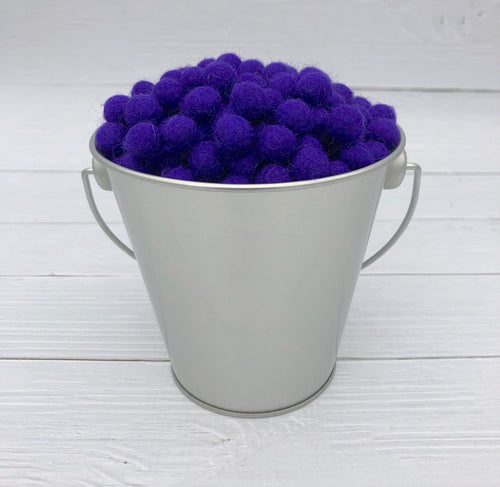 Royal Purple - 1cm Felt Balls